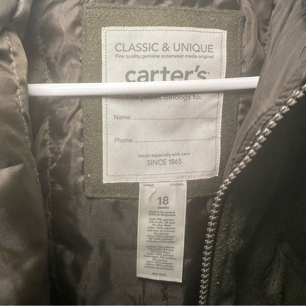 Carters Aviator Jacket - Picture 2 of 4